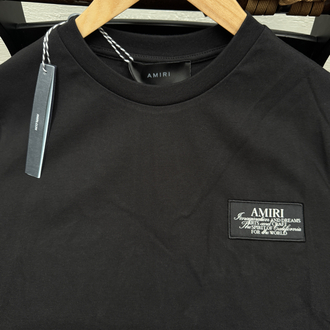 Amiri Signature Script Graphic TShirt - Black