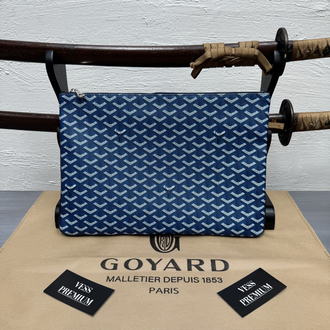 Goyard Senat GM Macbook Bag - Navy Blue