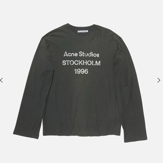 Ön Sipariş | Acne Studios Long Sleeve Shirt - Black