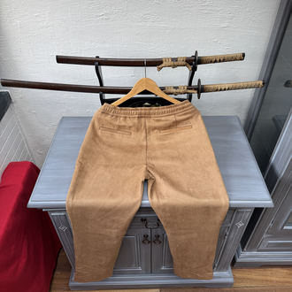 Loro Piana Suede Jogger - Caramel