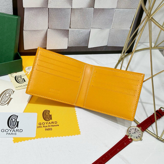 Imported | Ithal Goyard Wallet - Yellow