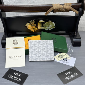 Imported | Ithal Goyard Wallet - White