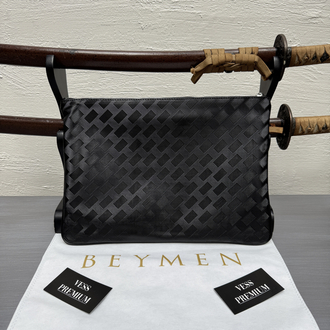Mont Blanc Macbook Hand Bag - Textured Black
