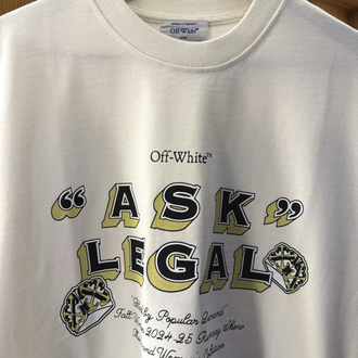 Off White Premium Tişört