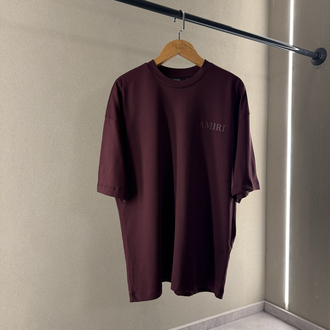 Amiri Premium Tişört (Bordo)