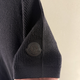 Moncler Premium Triko Tişört İthal Siyah