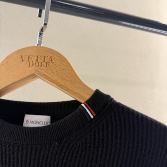 Moncler Premium Triko Tişört İthal Siyah