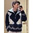 Louis Vuitton patchwork örme ceket kazak