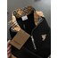 Ekose fermuarlı sweatshirt