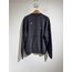 Çift fermuarlı yıkamalı ve eskitme sweatshirt ceket