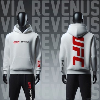 UFC Venum Baskılı Kapşonlu Sweatshirt