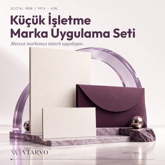 Küçük İşletme Marka Uygulama Seti (PPTX · HTML)