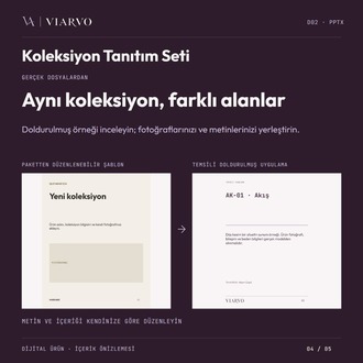 Butik ve Abiye Koleksiyon Tanıtım Seti (PPTX)