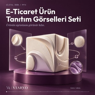 E-Ticaret Ürün Tanıtım Görselleri Seti (PPTX)