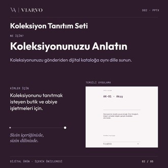 Butik ve Abiye Koleksiyon Tanıtım Seti (PPTX)