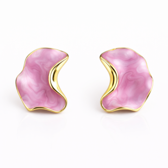 Aura Pembe Küpe