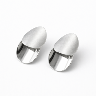 Ay Işığı Küpe Silver