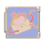 Pastel mektup charm