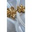 Gold 6cm lotus toka