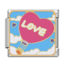 Love uçan balon charm