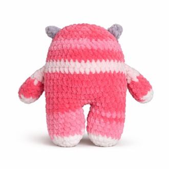 Tek Gözlü Peluş Canavar - Pembe Seri