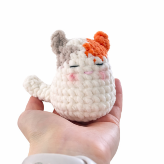 El Yapımı Mini Peluş Kedi