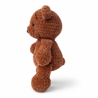 El Yapımı Kadife Ayıcık Amigurumi - Yumuşacık Örgü Ayı Uyku Arkadaşı