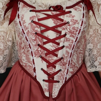 Bordo Fransız korse