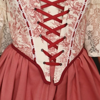 Bordo Fransız korse