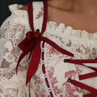 Bordo Fransız korse