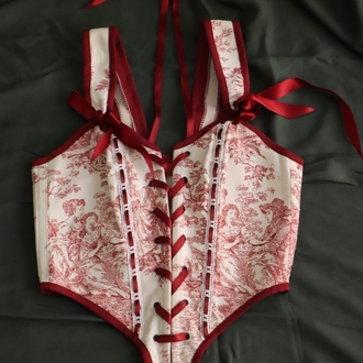Bordo Fransız korse