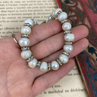 Vintage Barok Formda İnci Bileklik