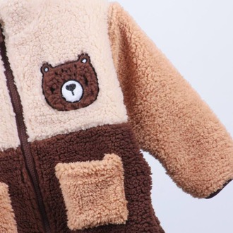 TEDDY PELUŞ AYICIKLI MONT