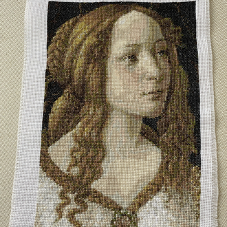 Venüs Sandro Botticelli kanaviçe tablo