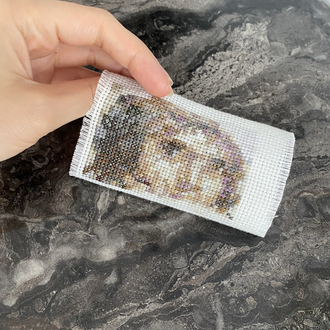 Mini Çingene Kızı Kanaviçe Şablonu 6-8 cm
