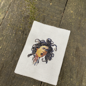 Medusa Caravaggio Kanaviçe İşleme