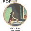 Morning sun edward hopper kanaviçe deseni small
