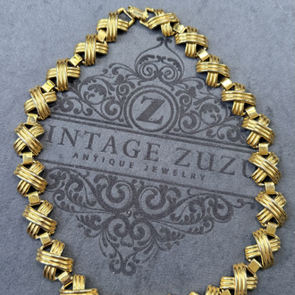 VİNTAGE gold kolye