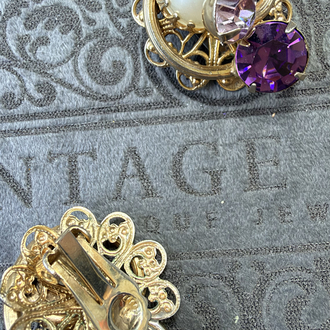VİNTAGE VİYANA KRİSTAL KÜPE