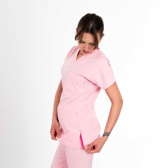 Epione Serisi Barbie Pembe V-Soft Likralı Cerrahi Takım