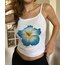 Mavi çiçek - Tank top