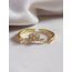 Zirkon Taşlı Vip Gold Yüzük 