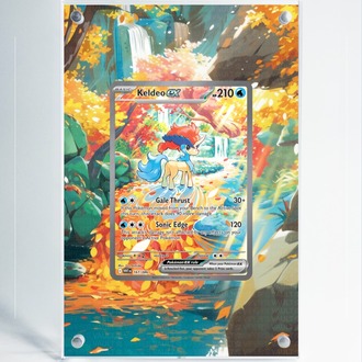 Keldeo ex - White Flare - Extended Art Display