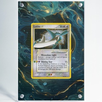 Gold Star Latios - Extended Art Display