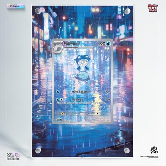Poliwhirl 151 - Extended Art Display