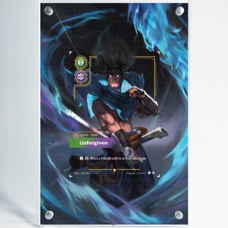 Yasuo Unforgiven - Riftbound Origins - Extended Art Display