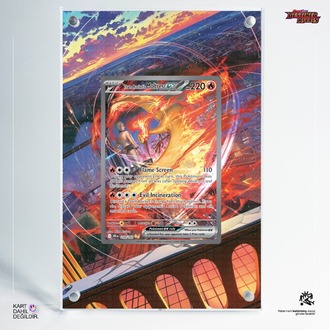 Team Rocket's Moltres - Extended Art Display