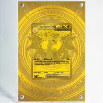 Mega Charizard X - Gold - Extended Art Display