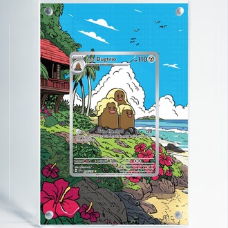 Alolan Dugtrio - Surging Sparks - Extended Art Display