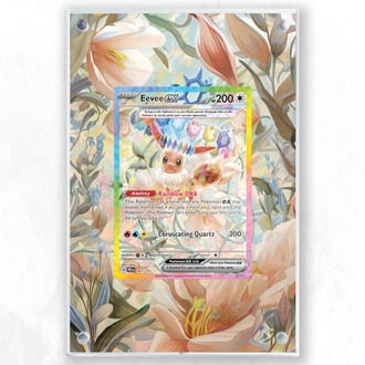 Eevee ex Prismatic Evolutions - Extended Art Display